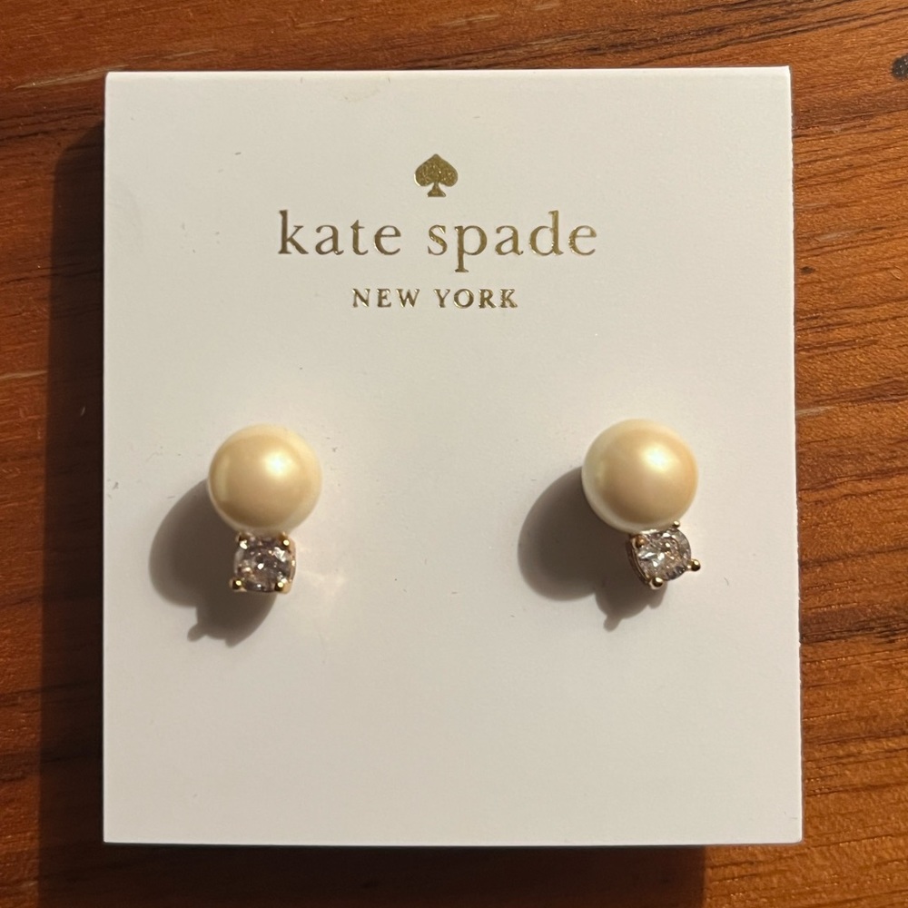 NEW Kate Spade pearl earrings